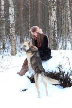 Kış ormanlarında yürü