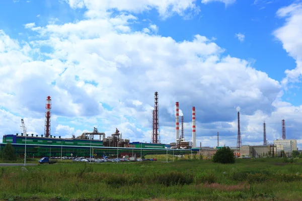 Grande planta química — Fotografia de Stock