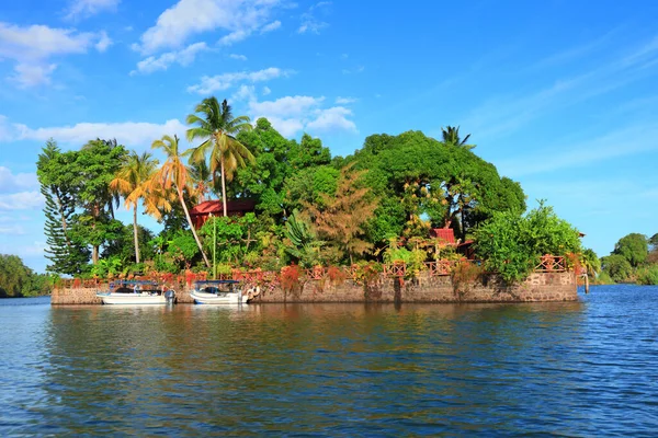 Casa Ilha Lago Nicarágua — Fotografia de Stock