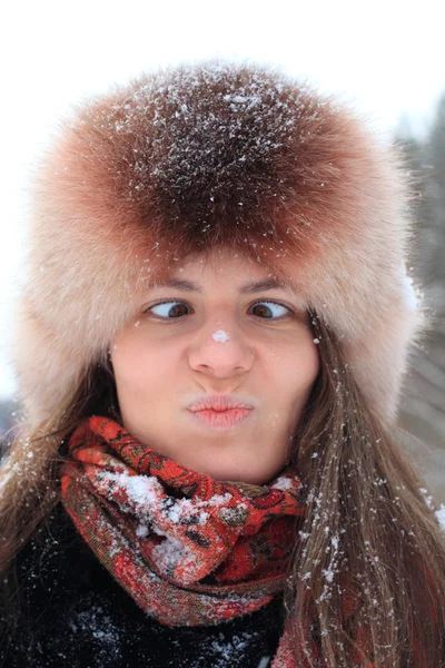 Winter portrait — Stock Photo, Image