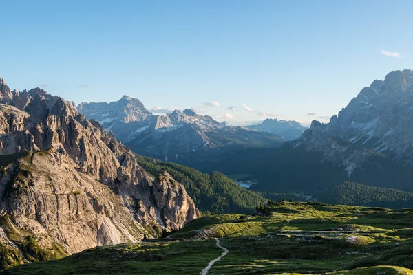 Tre Cime di Lavaredo. Alpy Dolomity. Włochy — Zdjęcie stockowe