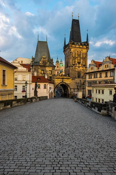 Prag, Karlsbroen - Stock-foto