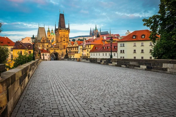 Praag, Charles bridge Stockfoto