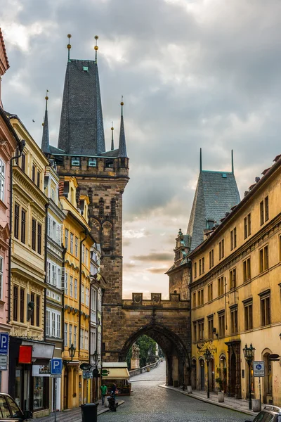 Prag, Karlsbroen - Stock-foto