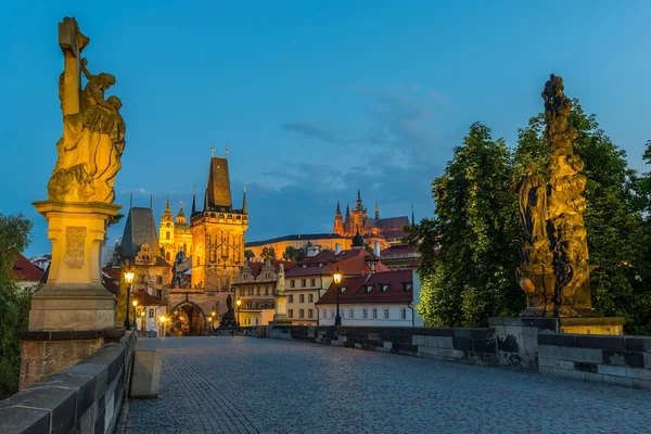 Praha, Karlův most — Stock fotografie