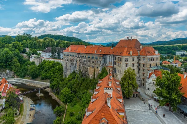 Cezky Krumlov Jogdíjmentes Stock Képek