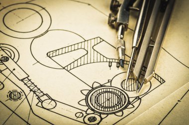 Endüstriyel çizim detay