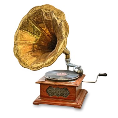 eski gramofon
