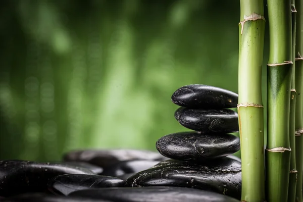 Pedras de basalto zen — Fotografia de Stock