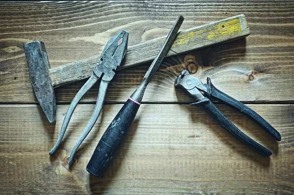 De gamla verktyg — Stockfoto
