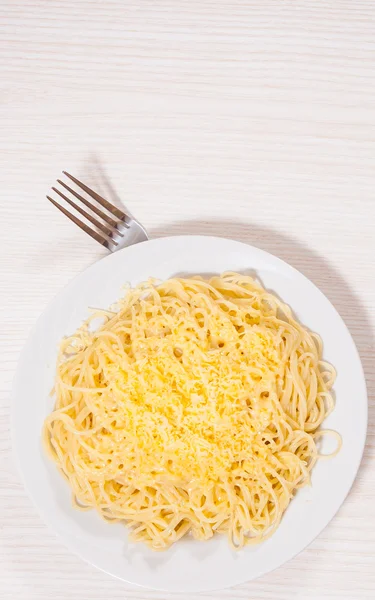 Capelliniho těstoviny se sýrem — Stock fotografie