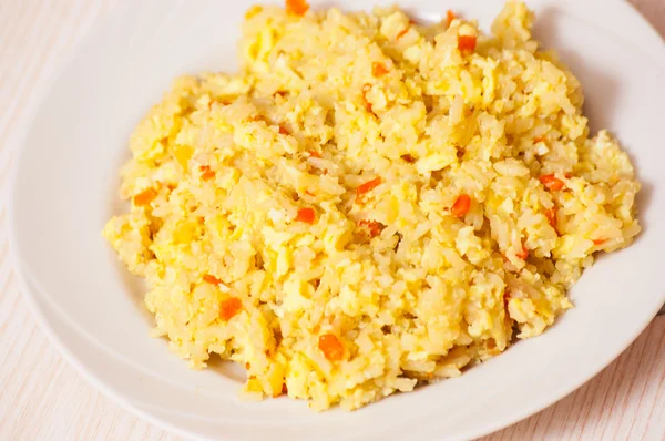 Fried rice with egg — Stock Photo, Image