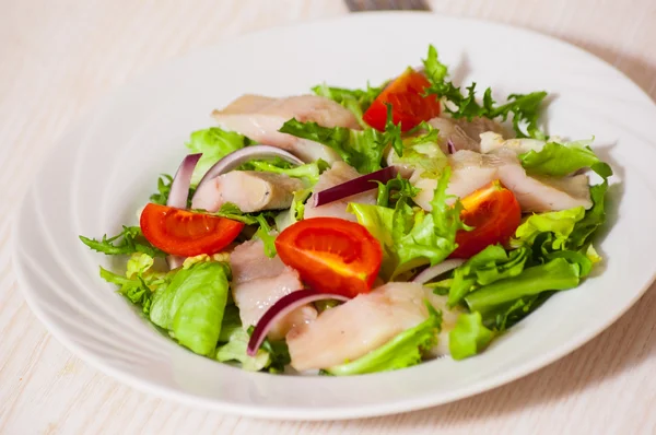 Insalata con pesce — Foto Stock