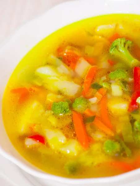 Zuppa di verdure fresche — Foto Stock