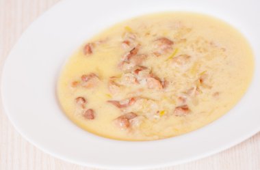 Kremalı Tavuk çorbası