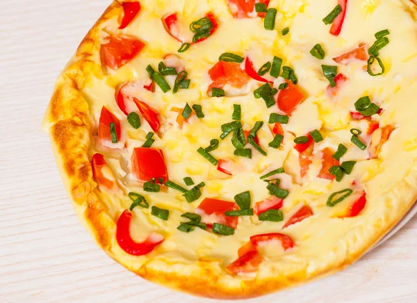 Omelet met groenten en kaas — Stockfoto