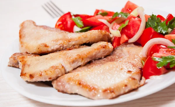 Vlees met groenten Salade — Stockfoto