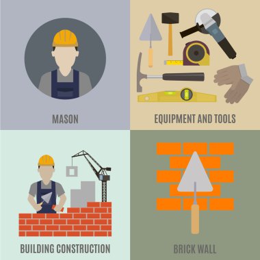 Mason. Insaati ve Mason araçları