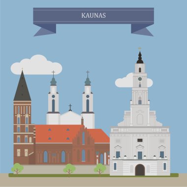 Kaunas, Litvanya. Ünlü yerler