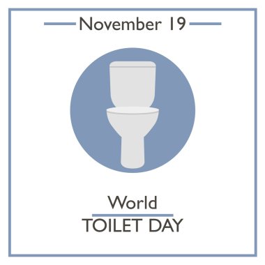 Dünya tuvalet günü. 19 Kasım