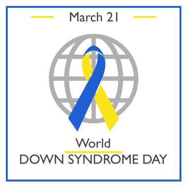 Dünya Down sendromu gün. 21 Mart
