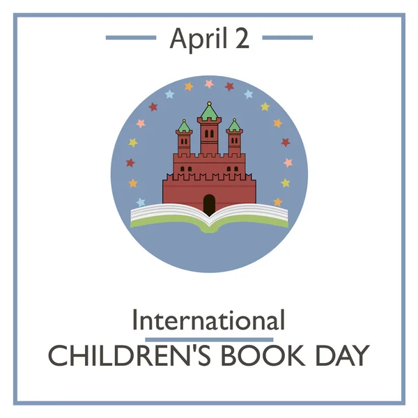 International Children's Book Day, April 2 — Stock Vector