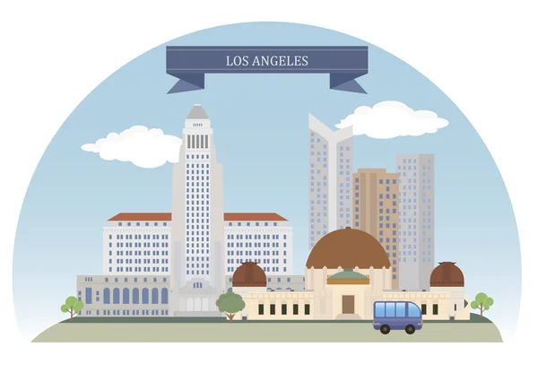 Los Angeles, États-Unis — Image vectorielle