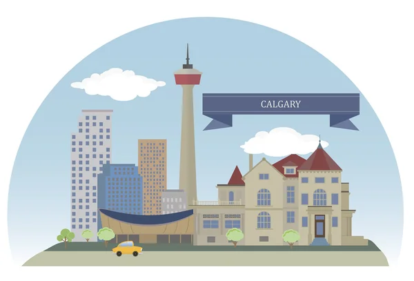 Calgary, Canadá — Archivo Imágenes Vectoriales