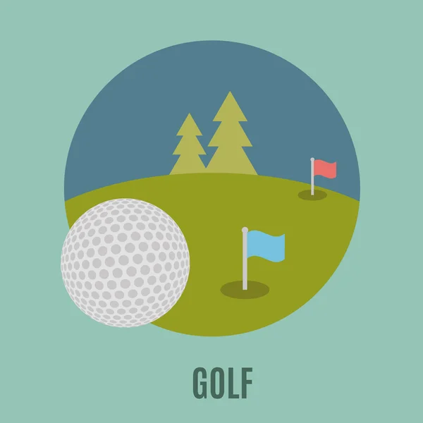 Golf — Stockvektor