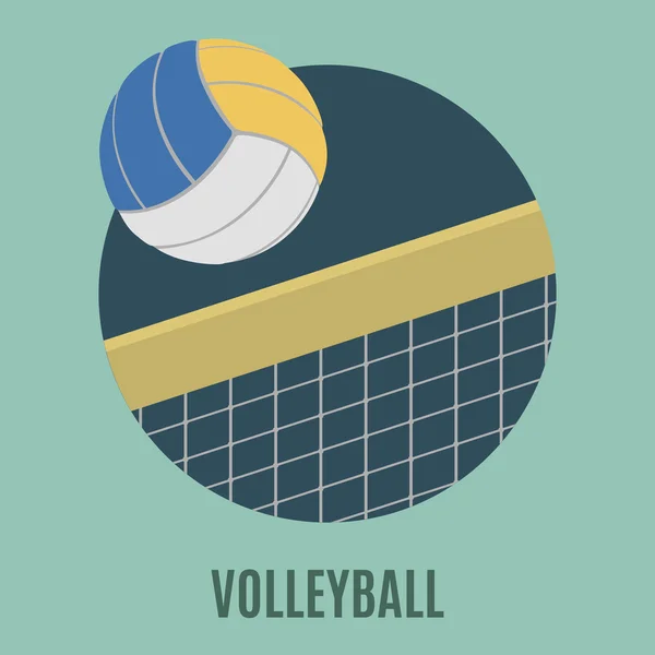 Volley-ball — Image vectorielle