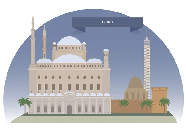 Il Cairo, Egitto — Vettoriale Stock