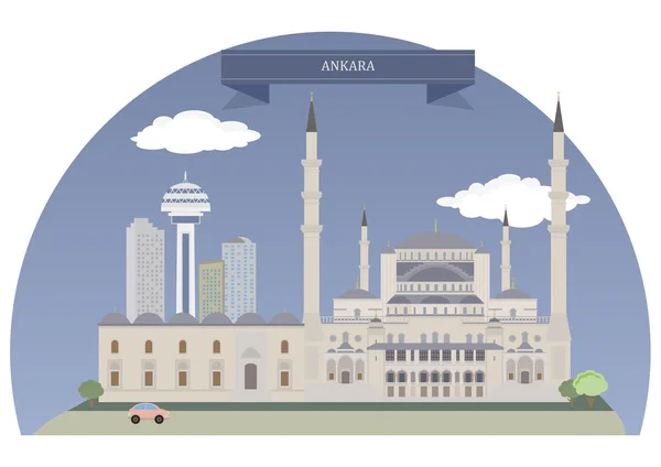 Ankara, Turquía — Vector de stock