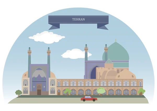 Teherán, Irán — Vector de stock