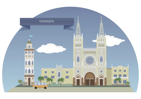 Guayaquil, Ecuador — Vector de stock