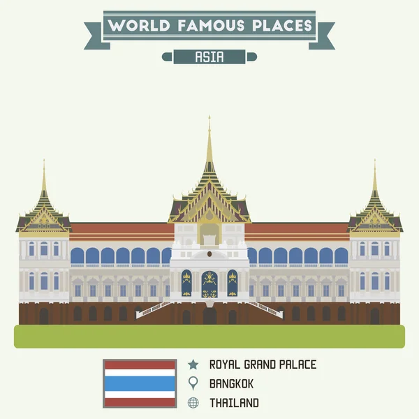 Royal Grand Palace. Бангкок, Таїланд — стоковий вектор