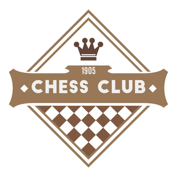 Clube de xadrez — Vetor de Stock