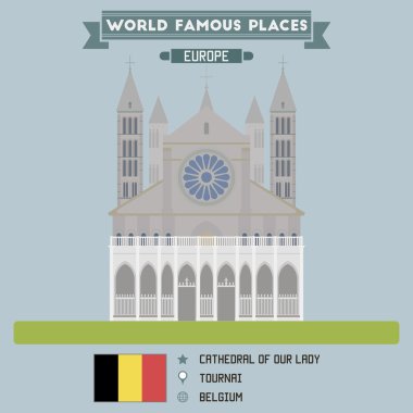 Our Lady Katedrali. Tournai, Belçika