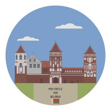 Mir castle. Beyaz Rusya bulunan Meşhur Mekanlar