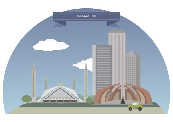 Islamabad, Pakistan — Stockvector