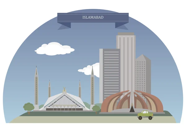 Islamabad, Pakistan — Vettoriale Stock