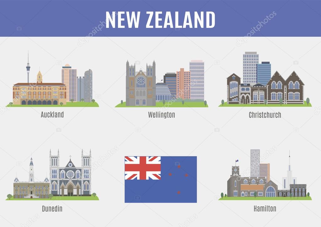 Cities in New Zealand 