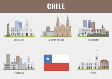 Şili'deki şehirler.