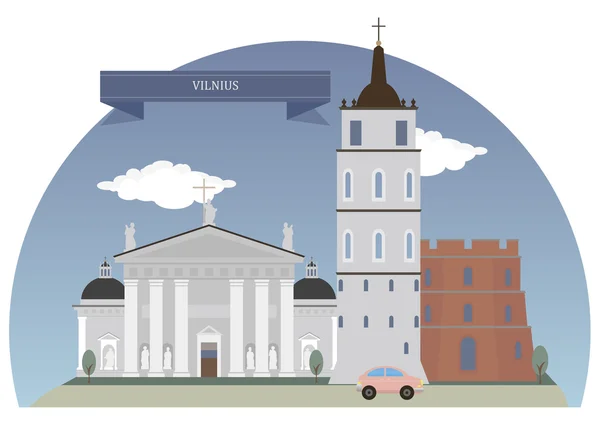 Вильнюс, Литва — стоковый вектор