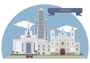 Tegucigalpa, Honduras. Ünlü yerler