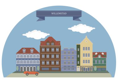 Willemstad Curacao. Ünlü yerler