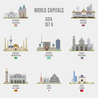 Dünya başkentleri. Ünlü yerler
