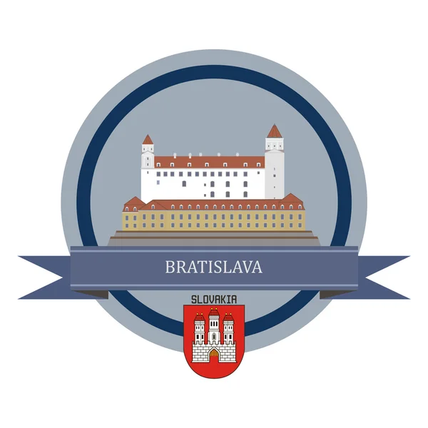 Bratislava-Banner — Stockvektor