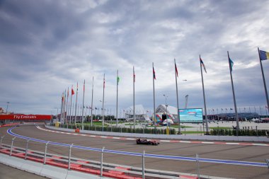 Fernando Alonso Mclaren Honda. Formula 1. Sochi Rusya