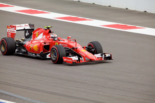 Kimi Raikkonen de Scuderia Ferrari. Fórmula 1. Sochi Rusia —  Fotos de Stock