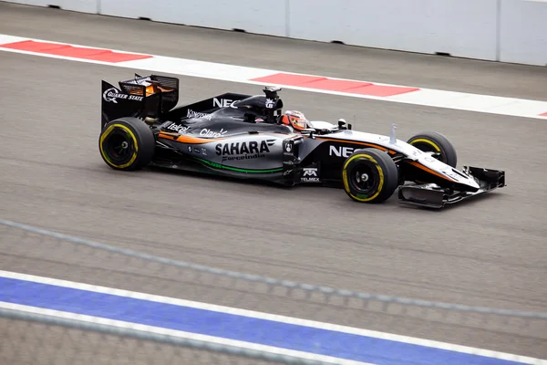 Nico Hülkenberg av Sahara Force India. Formel 1. Sochi Ryssland — Stockfoto